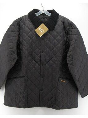 Barbour Jacket XXL Liddesdale Quilted Corduroy Collar Barn Chore NEW